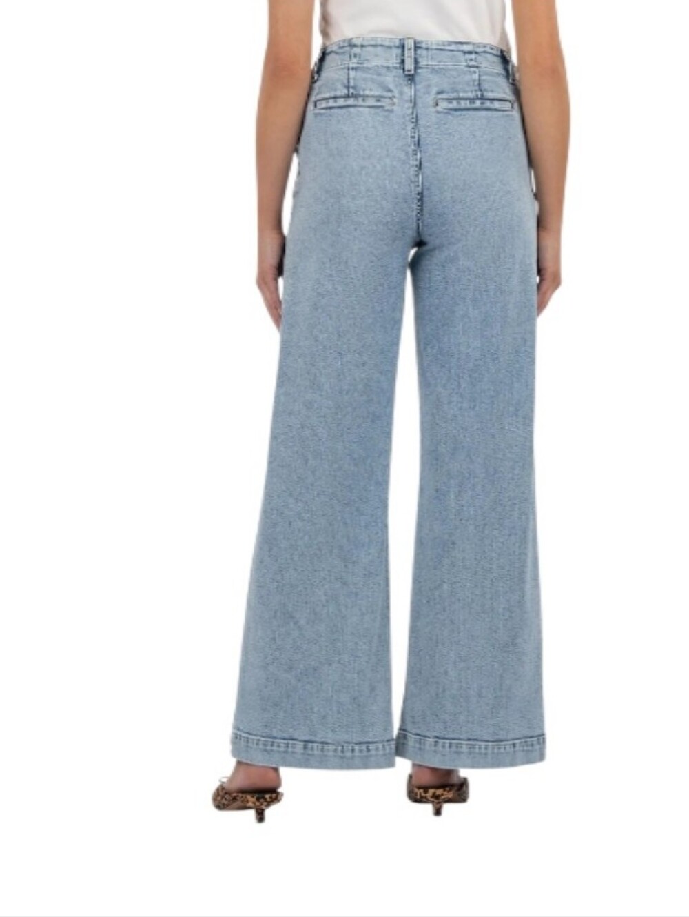 Kut From The Kloth Jean Wide Leg High-Rise Denim Jeans - Picture 3 of 14